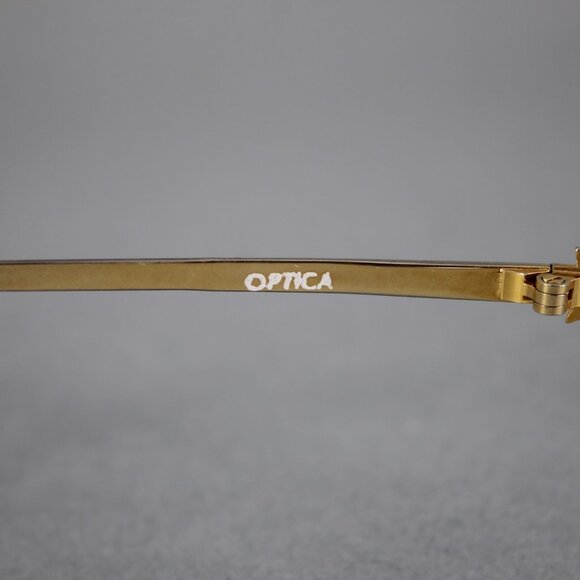 Carolina Herrera Eyeglass Frames Gold Pink Optica Wide Eyeglass Frames - Picture 7 of 12